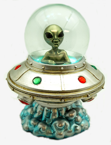 LED Alien Spacecraft